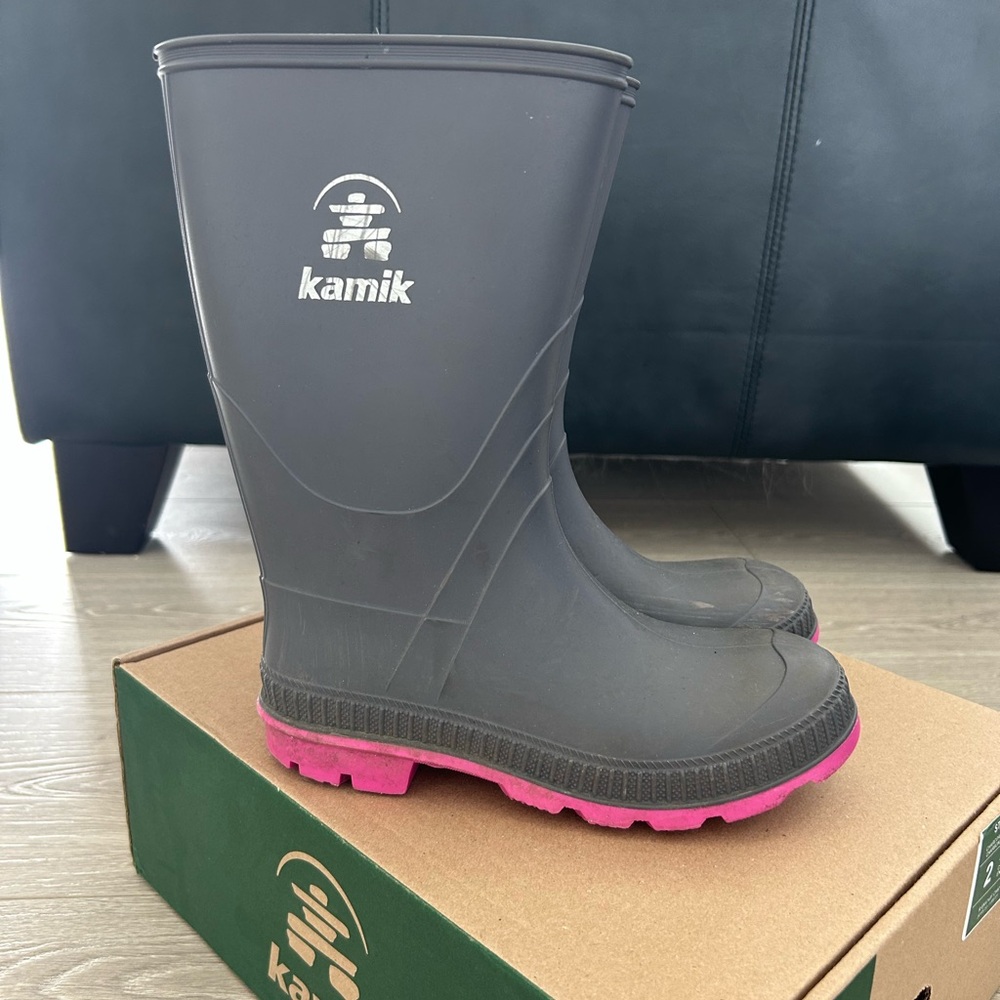 Kamik Stomp Rain Boots sz 2